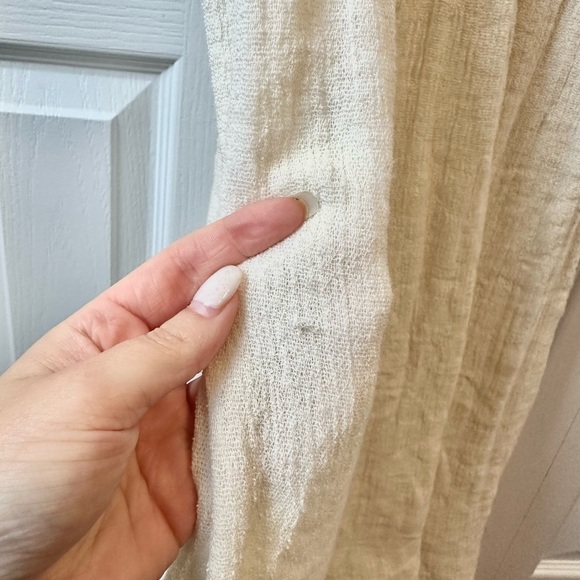 Jen’s pirate booty trailing jade boho maxi cotton gown dress size large - Picture 7 of 9